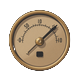 Verlustlimit-Symbol mit Messger&auml;t-Motiv